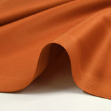 Orange buffed cotton poplin burned