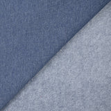 Thick blue jeans minkee sweatshirt