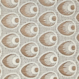Guipure de coton plume de paon blanc cassé
