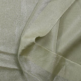 Jersey lamé argent fond sauge pâle
