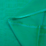 Mousseline 100% soie unie turquoise changeant vert