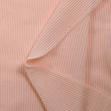 Maille côtelée viscose légère rose layette
