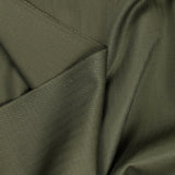 Polycoton à carreaux kaki