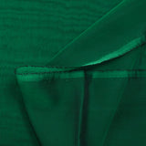 100% muselina de seda liso verde oscuro cambiando a negro