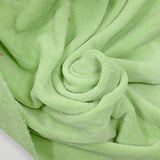 Apple green bamboo sponge fabric sold per meter