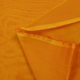 Mousseline 100% soie unie safran changeant rouge