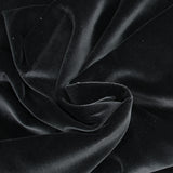 Velours de coton ras noir