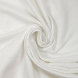 Jersey de coton fin blanc porcelaine