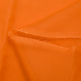 100% muselina de seda color mandarina lisa