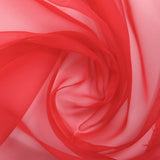 Muselina 100% seda liso rojo fresa