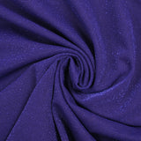 Maille fine Lurex bleu fond indigo