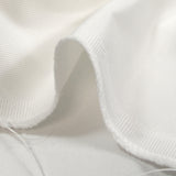 Gabardine de coton lourd blanc cassé