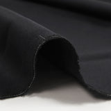 Tissu tailleur laine mélangée sergé bleu de minuit