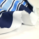 Small boat printed cotton and white background shell