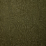 Double gaze brodée pointillisme fond kaki