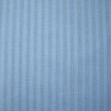 Coton lin rayé Lurex doré fond bleu ciel