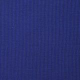 Jersey de coton côtelé bleu roi