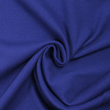 Jersey de coton côtelé bleu roi