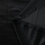 Black soft corduroy jersey