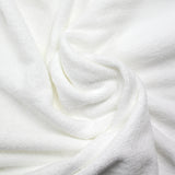 Tissu éponge coton blanc