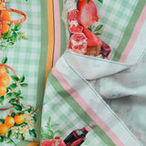 Orange and green vitamin pride cotton