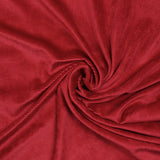 Jersey de velours côtelé tout doux rouge fraise