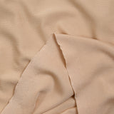 Jersey fin viscose côtelé nude