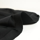 Jersey fin viscose côtelé noir