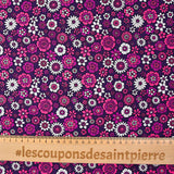 Marguerite Violet printed cotton poplin