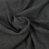 Gray chevron mixed wool