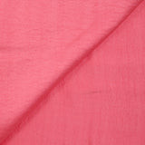 100% Soie froissée rose