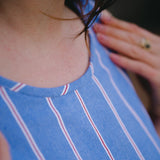 Patron de Couture plastron et pull sans manches femme BRISBANE