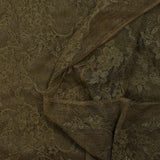 Dentelle polyester Noémie kaki