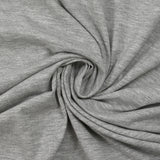 Jersey de polycoton gris clair chiné