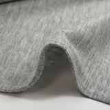 Jersey de polycoton gris clair chiné