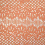 Dentelle polyester Joséphine pêche