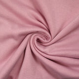 Molleton de polyester french terry doux rose clair