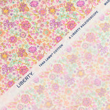 Coton Liberty ® Fiona Devaux rose au mètre