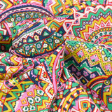 Cotton Liberty ® Newton Green and Pink por metro