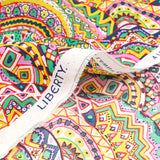 Cotton Liberty ® Newton Green and Pink por metro