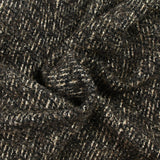 Mixed wool tweed brown and beige loop