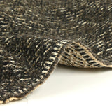 Mixed wool tweed brown and beige loop