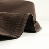 Velours côtelé 100% coton 2 mm brun expresso