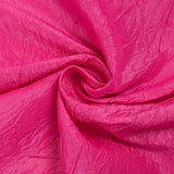 Polyester froissé Sully rose fluo