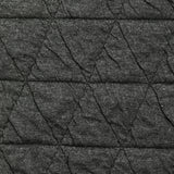 Jersey matelassé triangle fond anthracite chiné