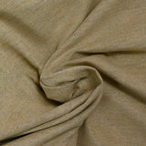 Velours de coton ras sergé double face beige et bleu jean's
