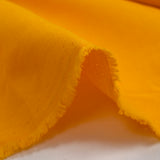 100% Apricot orange linen