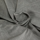 Velours de coton ras Maéva gris