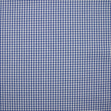 Cotton gingham 3mm royal blue