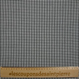 Coton Vichy 3mm noir